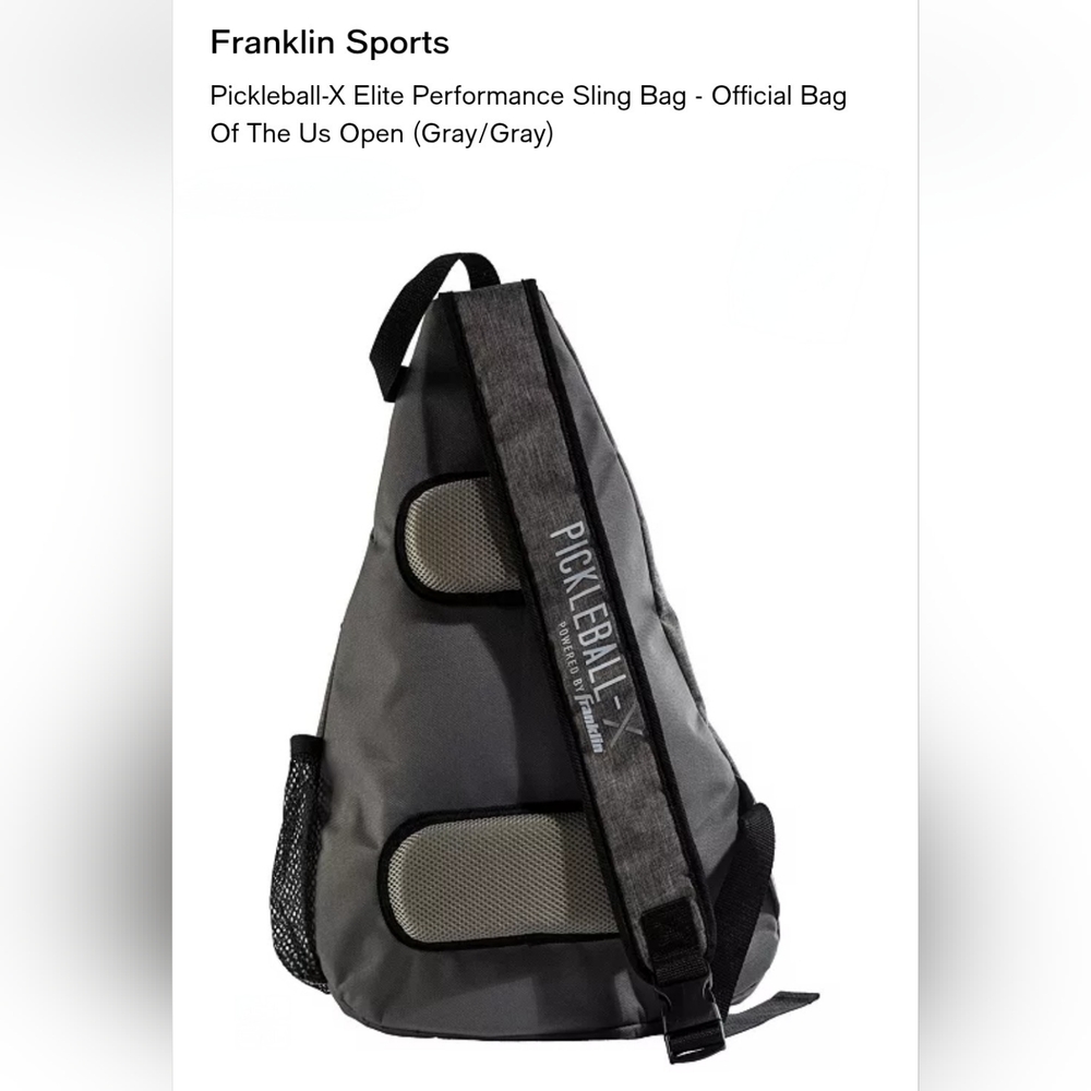 BUNDLE Franklin Sports Pickleball-X Elite Performance Sling Bag & PRO PENN Bag - Picture 10 of 16